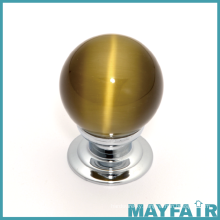 Simple Round Glass Furniture Knob